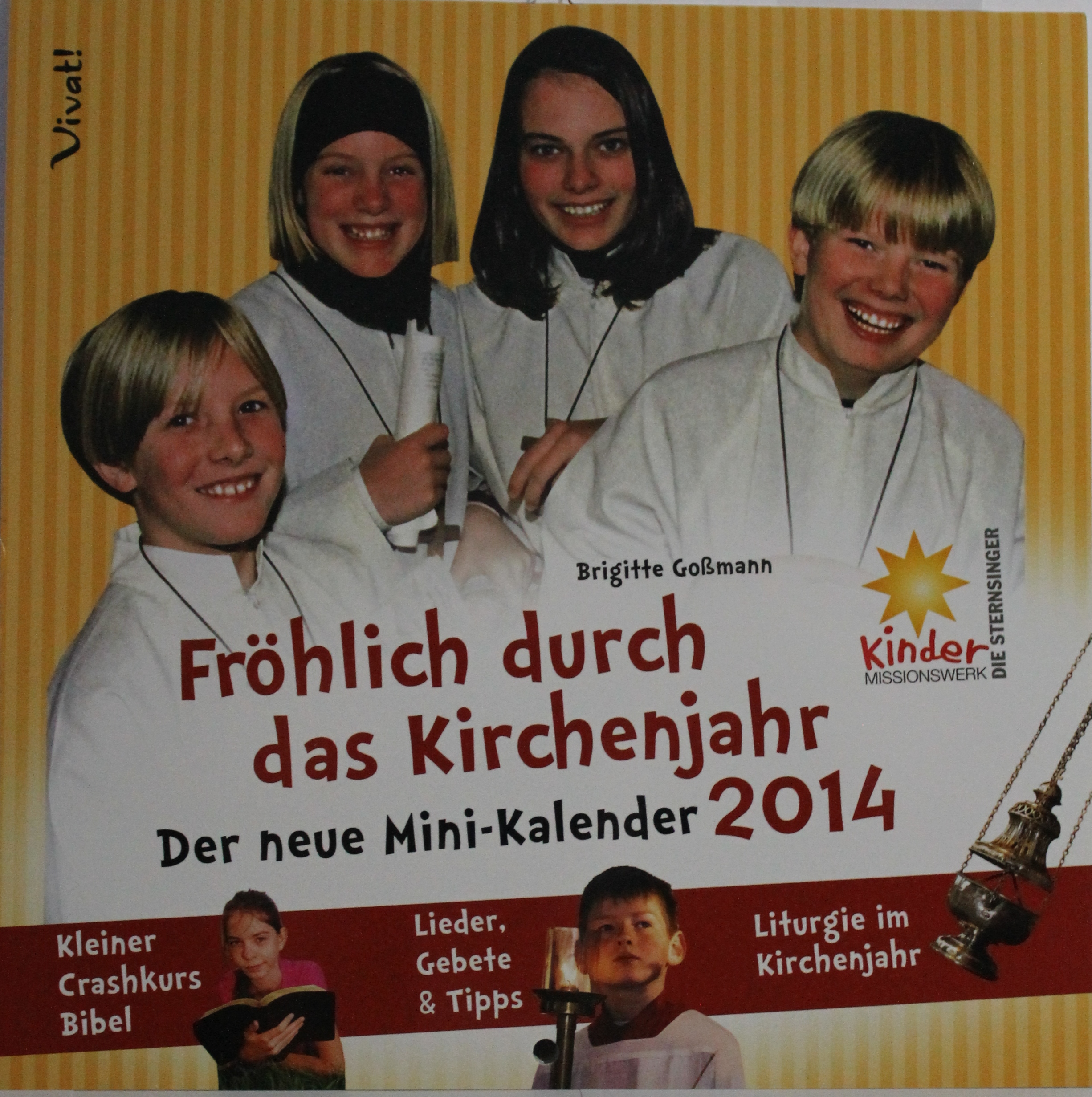 Cover: Ministrantenkalender (Fröhlich durch das Kirchenjahr)